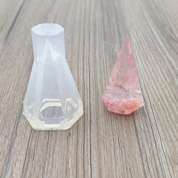 1Pcs 3D Gota de Água em Forma de Seta em Molde de Silicone Para a Resina Formas de Cristal de Diamante com Pulseira Pingente Jóias de construção de abóbadas do Molde