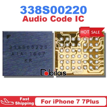 5Pcs 338S00220 Para o iPhone 7 7Plus de Áudio do CI de Áudio de Código IC U3402 U3502 BGA Som de Toque Chip de Codec Circuitos Integrados, Chipset