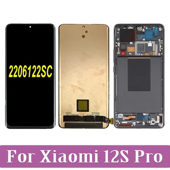 AMOLED Original Para Xiaomi 12S Pro LCD Xiaomi 12SPro 2206122SC Display Touch Screen Digitalizador Assembly