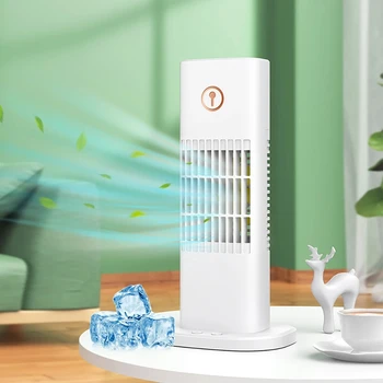 Ar condicionado portátil Fan Cooler Mini Umidificador de ambiente de Trabalho para a Home do Refrigerador de Água para o Quarto USB NÃO Recarregável