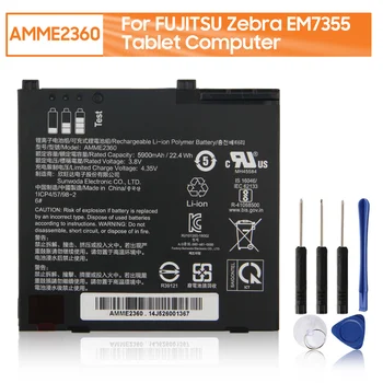Bateria de substituição AMME2360 Para FUJITSU Zebra EM7355 1ICP4/57/98-2 13J324002978 Computador Tablet 5900mAh