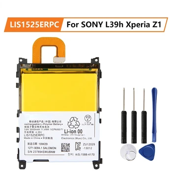 Bateria de substituição Para SONY L39h Xperia Z1 Honami TÃO-01F C6902 C6903 LIS1525ERPC 3000mAh Recarregável da Bateria do Telefone