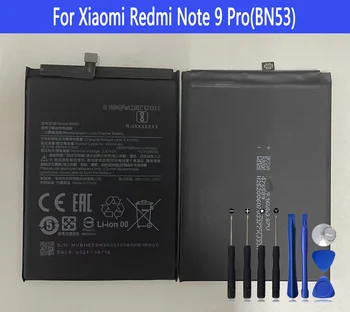 BN53 Bateria para Xiaomi Redmi Nota 9 Pro Parte de Reparo Original de Capacidade de Baterias de Telefone Bateria
