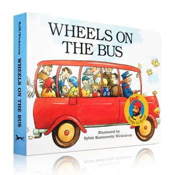 livros mais vendidos Rodas do Ônibus Músicas para Ler em inglês de livros ilustrados para crianças de presente do bebê