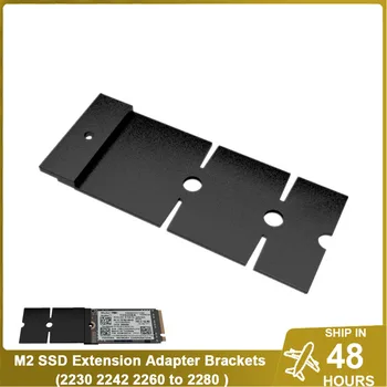 M2 SSD de Extensão do Adaptador de Rack 2230 2242 2260 para 2280 Unidade de disco Rígido do Suporte de Alumínio NVMe M. 2 Estendido Transferência MOD Acessórios para PC