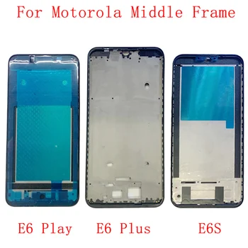 Quadro do meio LCD Placa de Moldura de Painel de Chassis de Habitação Para Motorola Moto E6 Jogar E6 Plus E6S 2020 Telefone Metal Peças de Reparo
