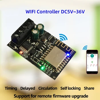 XY-WFMS 5V-36V WIFI do Telefone Móvel de Controlador Remoto Módulo MOS Tipo de Interruptor WIFI do Telefone Móvel de controle Remoto da Placa Smart Home